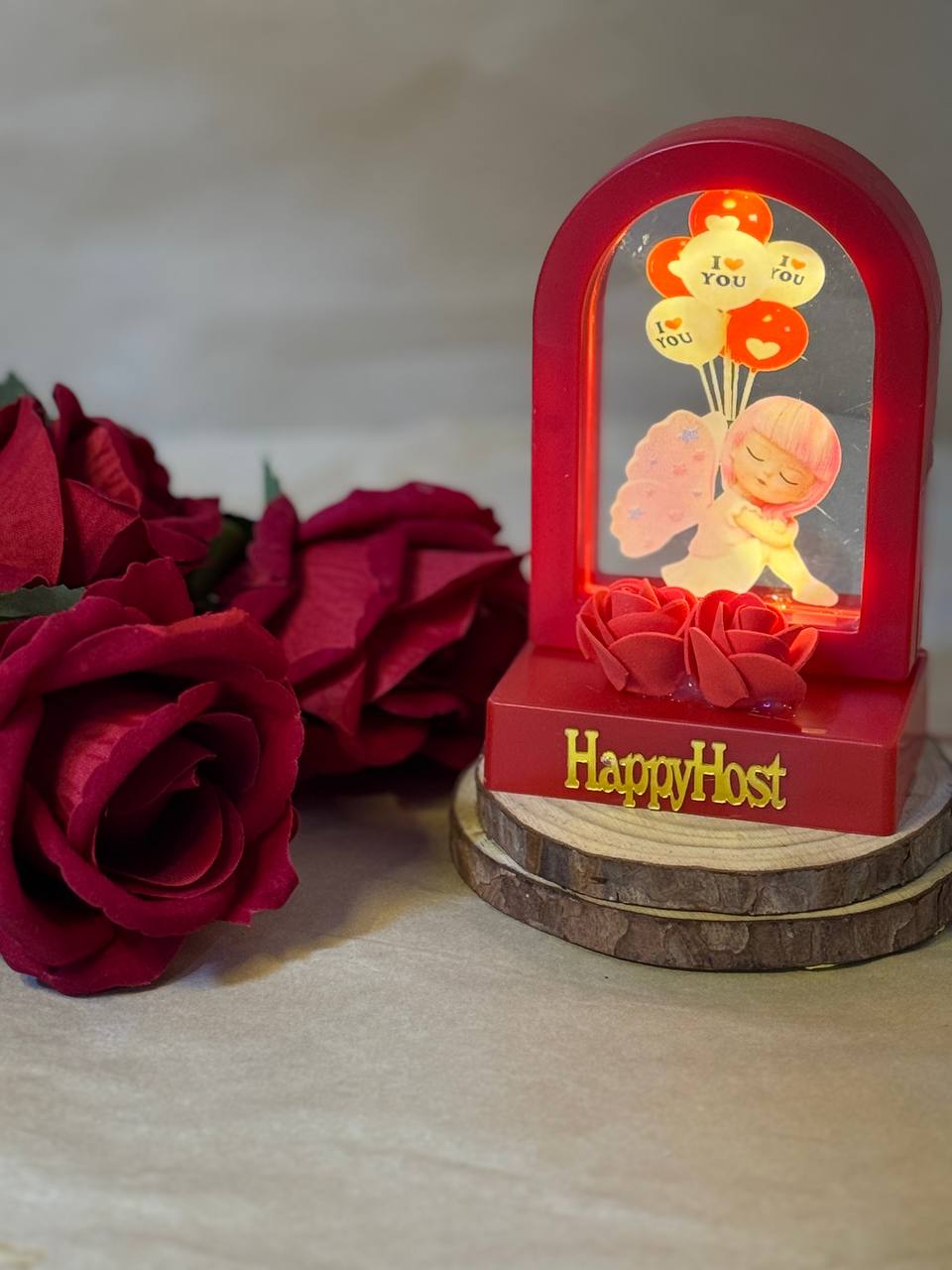 فانوس كيوبيد المضيء - I Love You